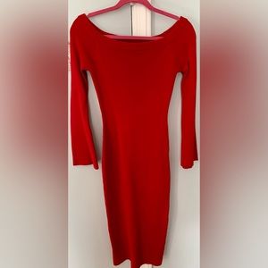 Red bodycon dress never worn before